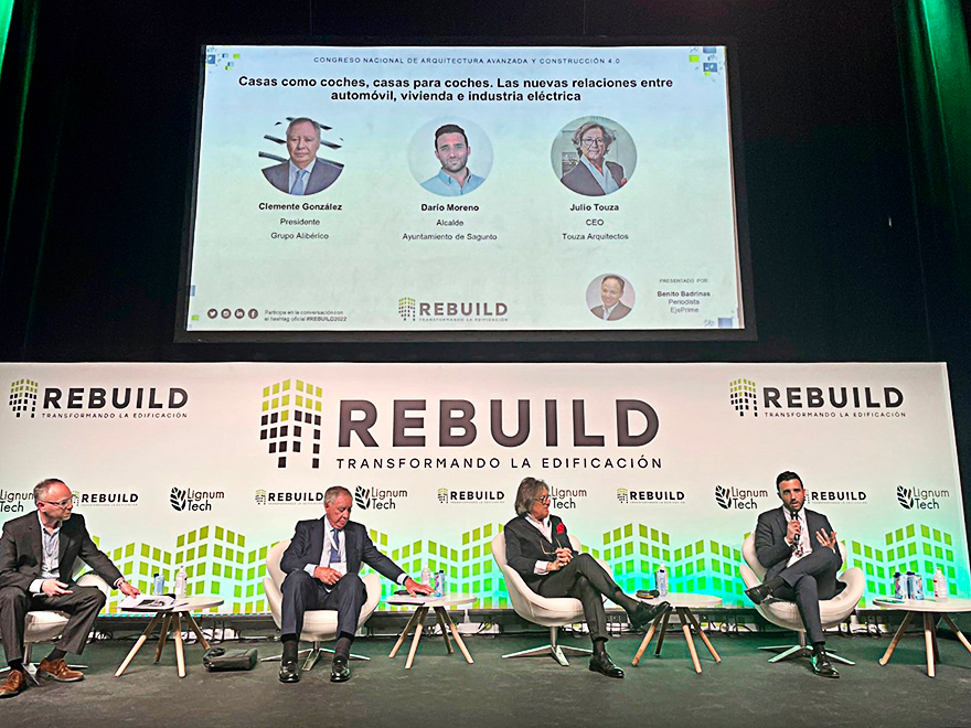 Sagunto participa en la Feria Rebuild de innovación, industrialización, digitalización y sostenibilidad en el sector de la edificación