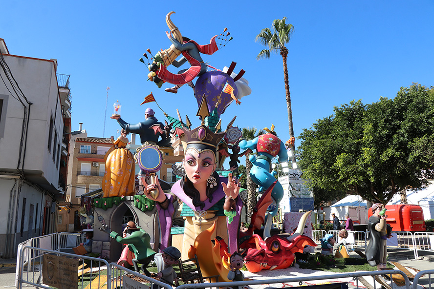 La Falla Plaza Rodrigo y la Falla El Palleter, mejores fallas de Sagunto 2026