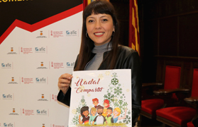 La delegación de Comercio y Mercados impulsa el mercado municipal interior con la campaña solidaria ‘Navidad Compartida’