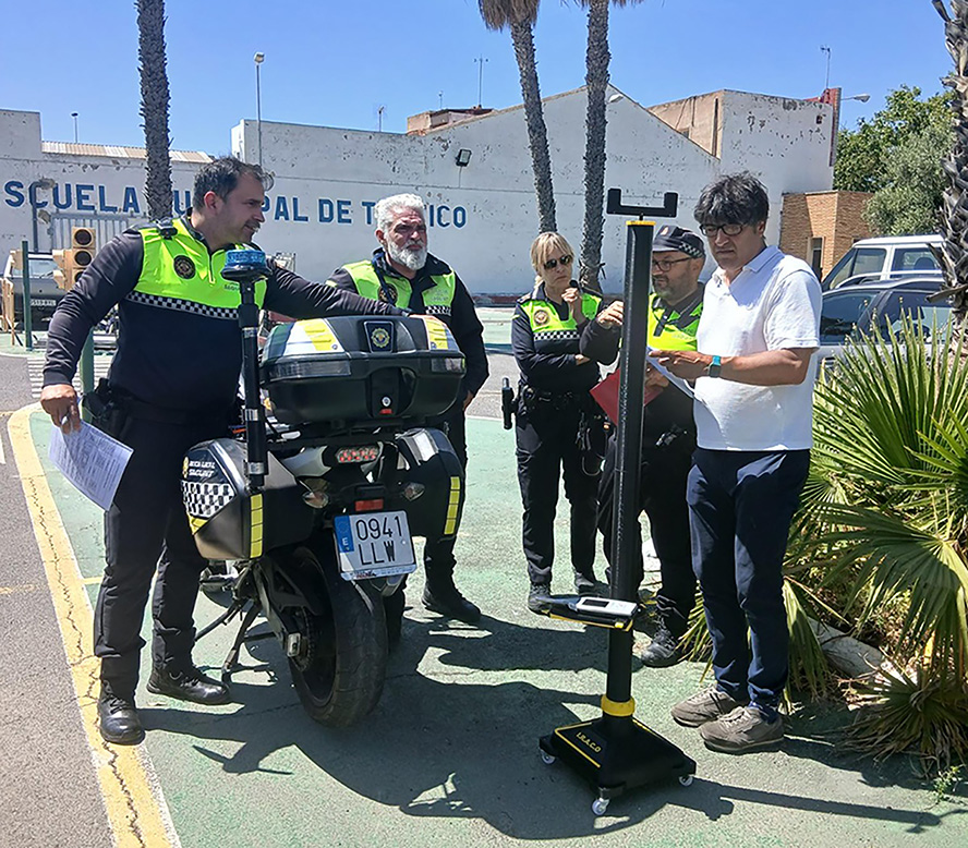 La Policía Local de Sagunto incorpora tecnología de medición acústica para controlar el ruido de motos y ciclomotores