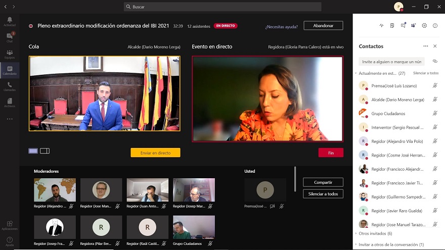 El Pleno aprueba la modificación de la ordenanza fiscal reguladora del Impuesto de Bienes Inmuebles