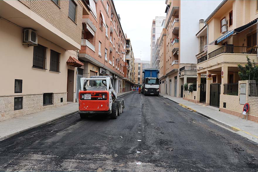 El Ayuntamiento de Sagunto inicia la segunda fase de repavimentación de las calles Castilla y León, Castilla La Mancha, Palancia y Horts