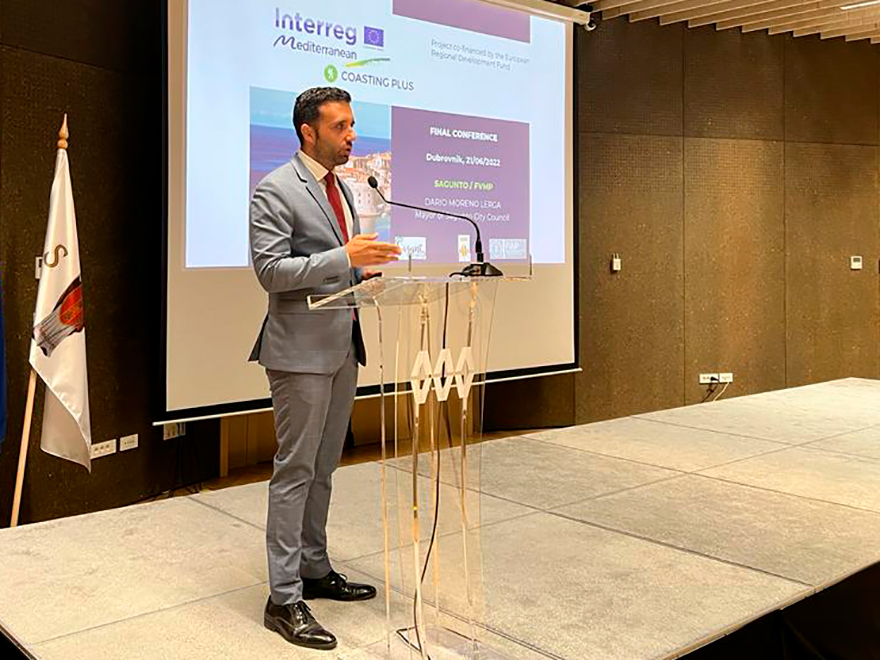 Sagunto cierra su paso por la conferencia internacional de Coasting Plus en Dubrovnik con la mirada puesta en el turismo internacional y la captación de fondos europeos
