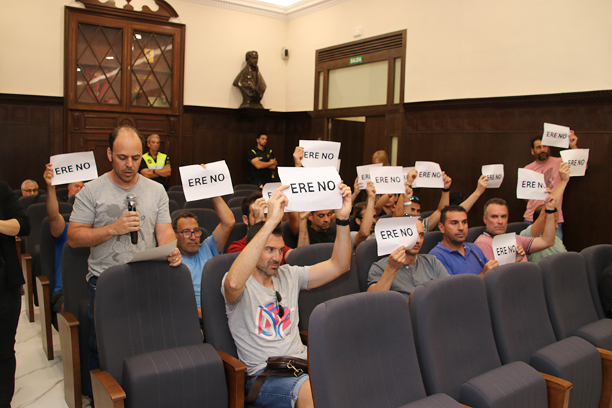 Unanimidad de los grupos municipales en el apoyo a la plantilla de Fertiberia Sagunto en sus reivindicaciones frente al ERE de la empresa