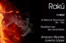 El Mercado Municipal de Sagunto acoge un taller de cerámica tradicional Raku el próximo sábado