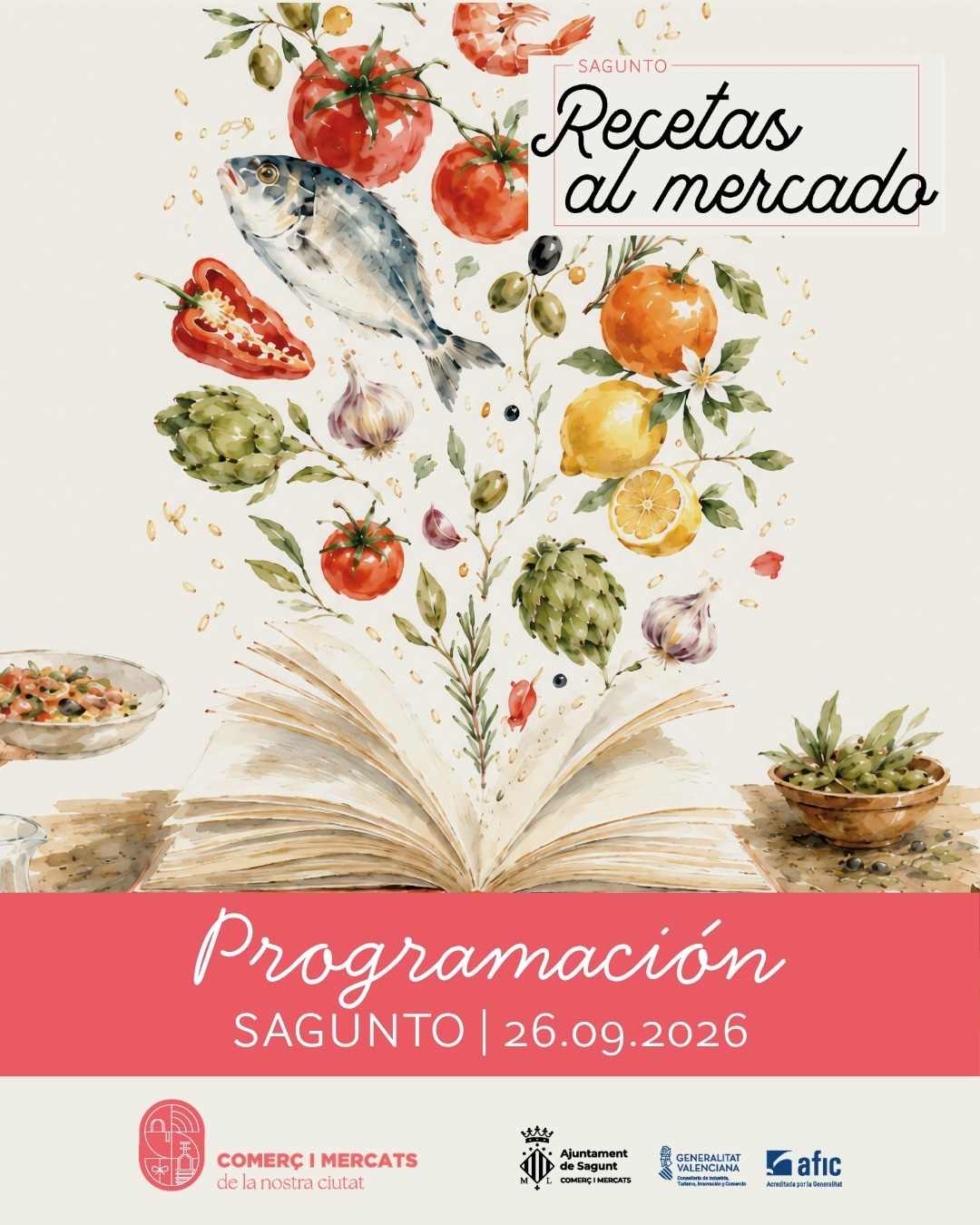 Recetas en el mercado - Sagunto