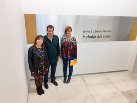 Música y color fusionados en una exposición de pintura en el Mario Monreal