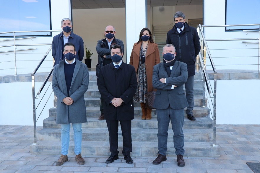 El alcalde de Sagunto inaugura la plataforma logística del Grupo Dadelos