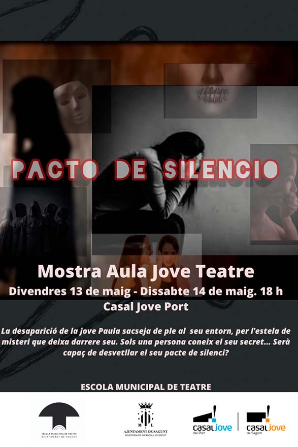 El Aula Jove de Teatre finaliza el curso con la interpretación de la obra 'Pacto de Silencio'