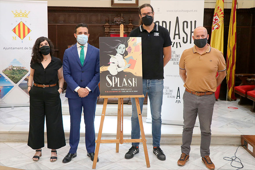 La artista valenciana Laura Pérez ilustra el cartel de la 8ª edición del Splash