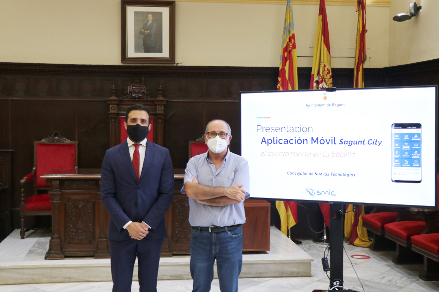 El Ayuntamiento de Sagunto presenta su nueva aplicación para móviles para interactuar de una manera sencilla con la ciudadanía