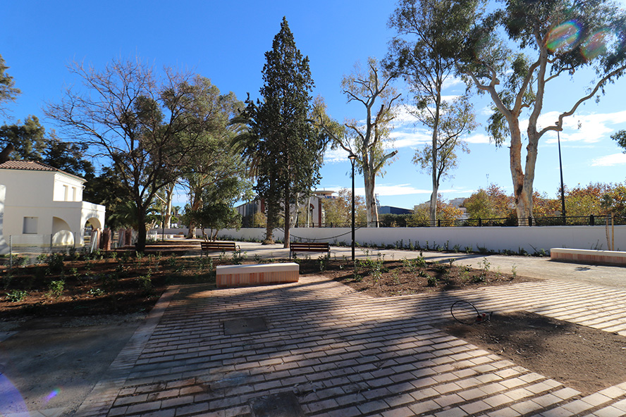Las obras de la zona este de la antigua Gerencia de AHM han finalizado