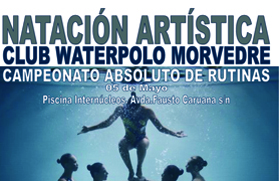 El próximo sábado se celebrará el Campeonato Open Absoluto de Rutinas Autonómico de natación artística sincronizada