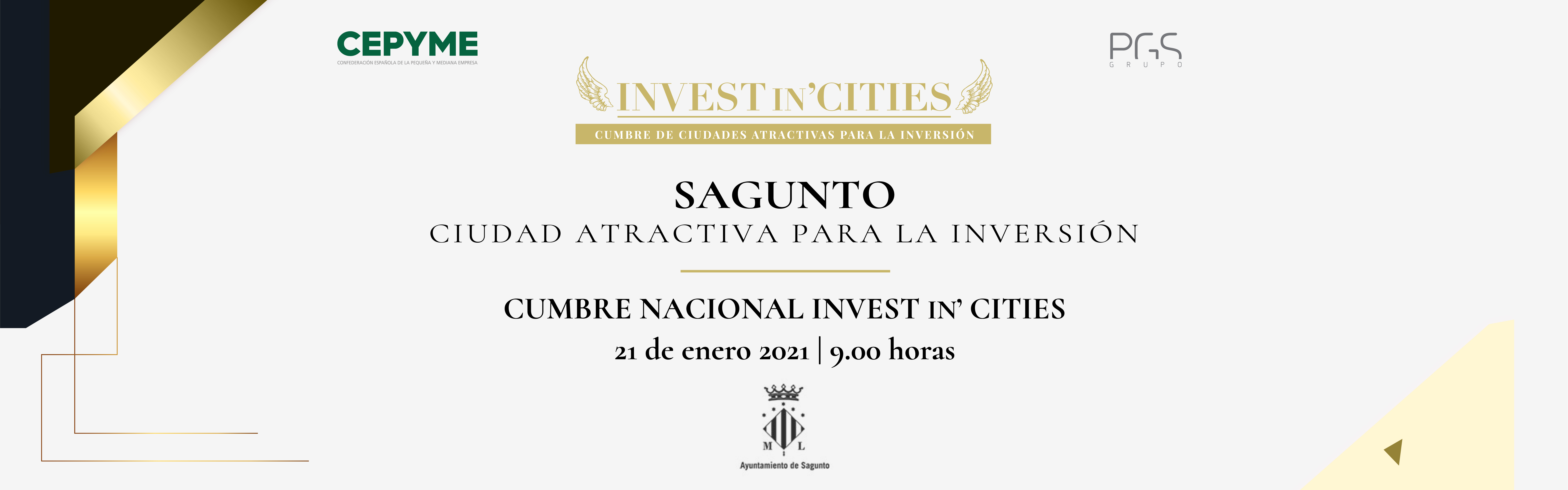 Sagunto participa en la tercera edición de la cumbre ‘Invest in cities’