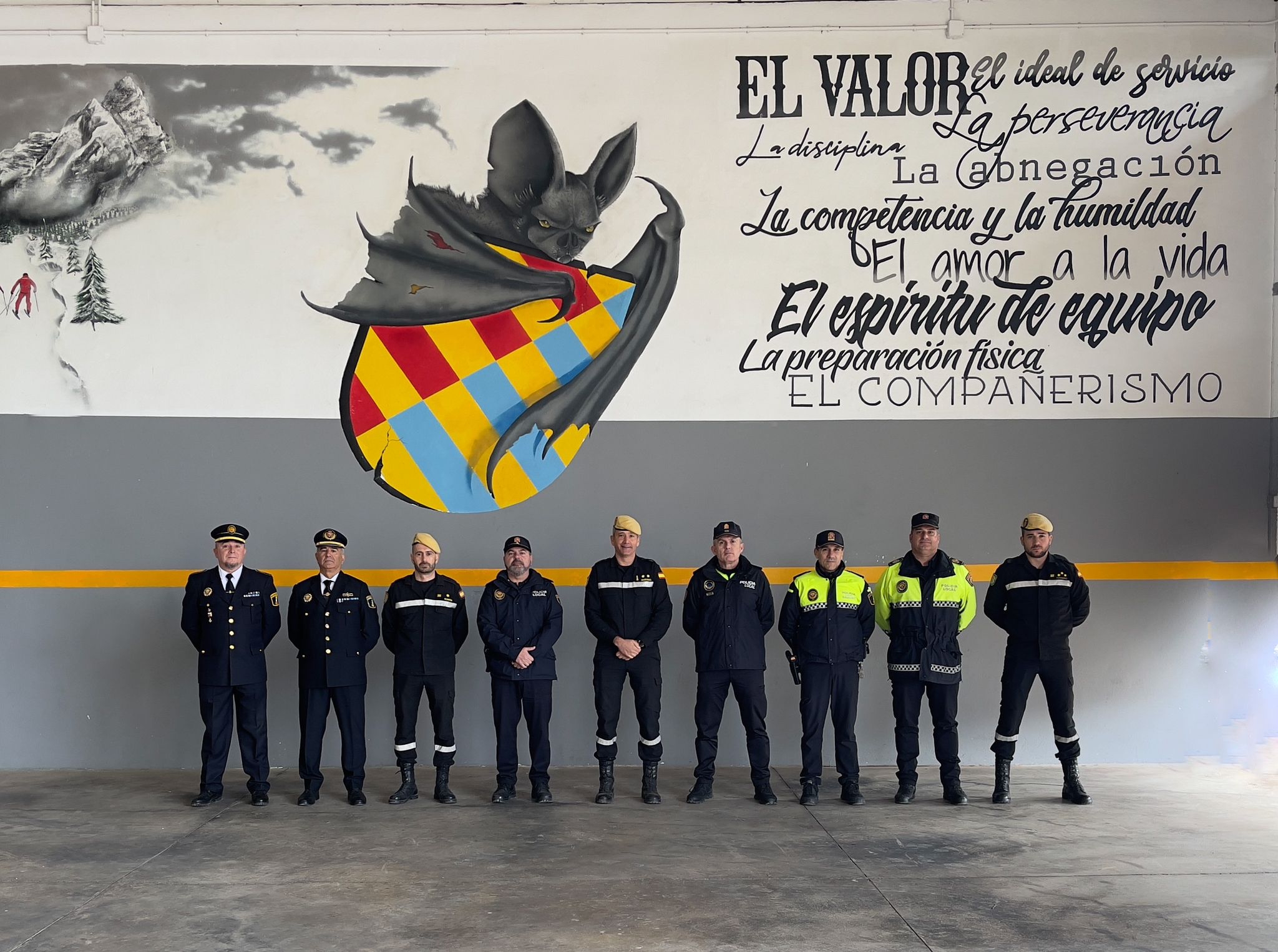 La Policía Local de Sagunto participa en una Jornada de Confraternización con la Unidad Militar de Emergencias en la Base Jaime I de Betera