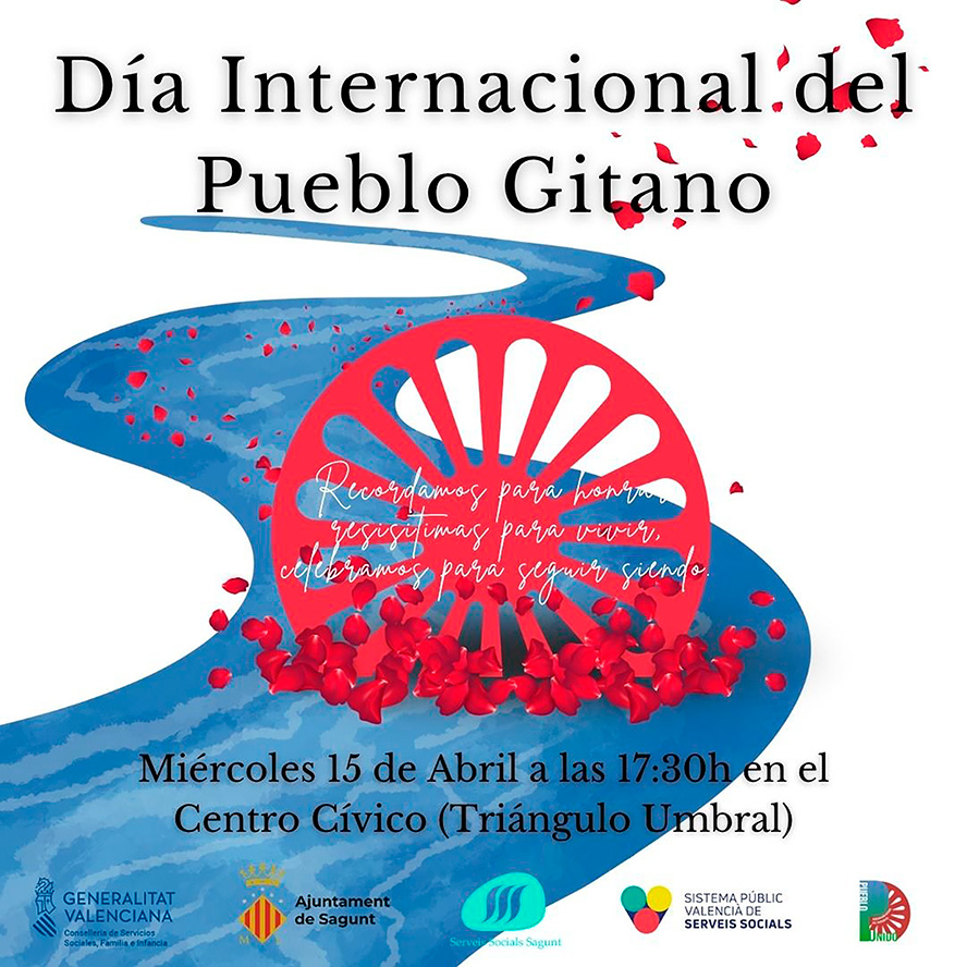 Sagunto conmemora el Día Internacional del Pueblo Gitano con una jornada cultural y de memoria histórica