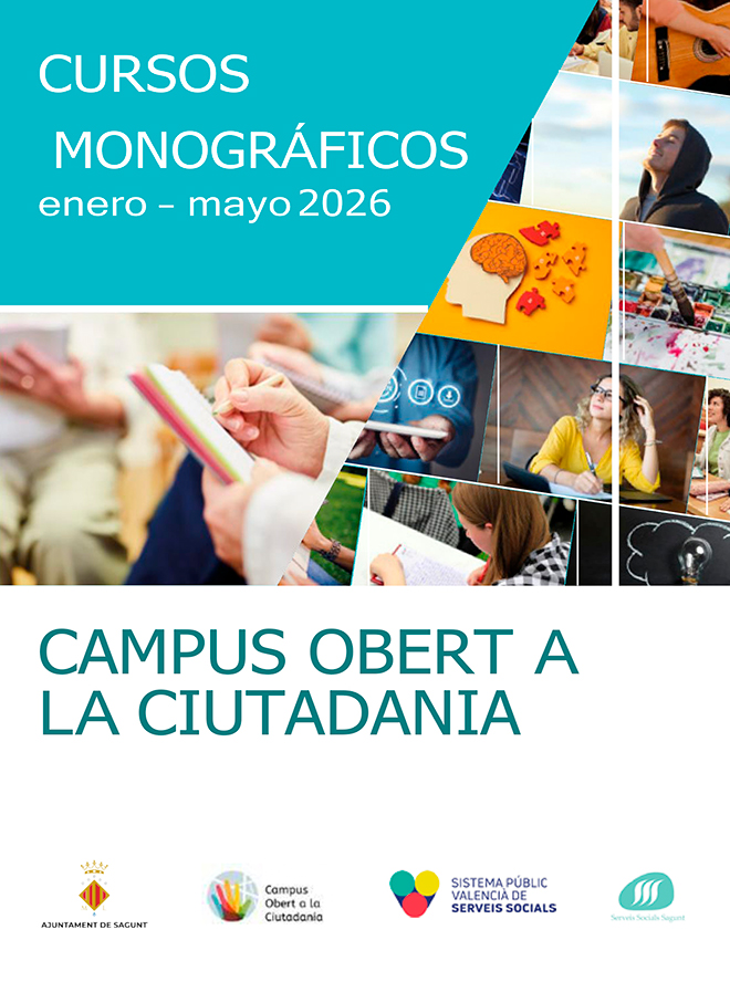 Abierto el plazo para inscribirse a los cursos monográficos del Campus Obert a la Ciutadania