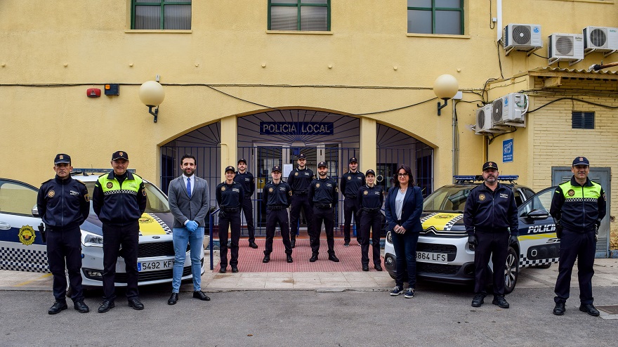 Siete nuevos profesionales ya se han incorporado a la plantilla de la Policía Local de Sagunto