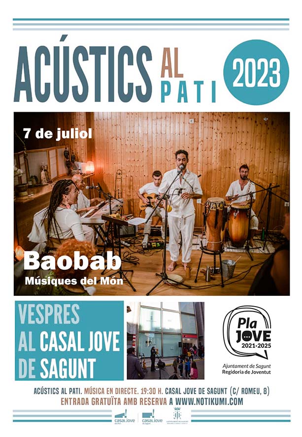 El cuarteto Baobab cierra el festival Acústics al Pati