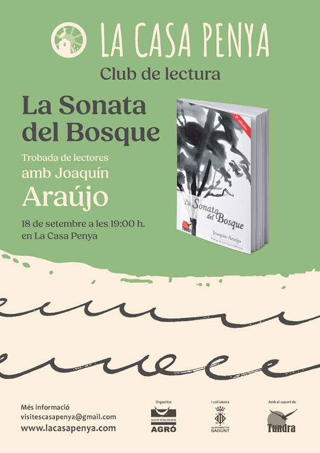 Encuentro literario con el naturalista Joaquín Araújo en La Casa Penya