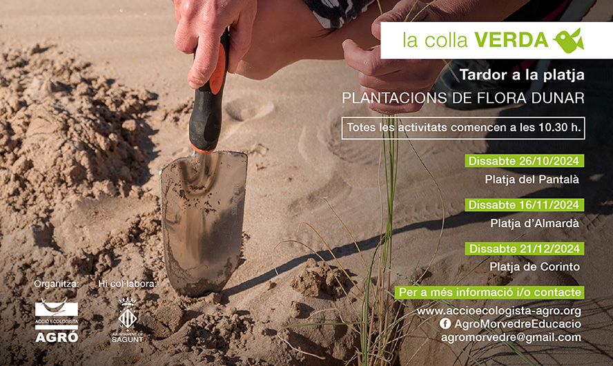 Vuelve La Colla Verda para pintar de verde las playas de Sagunto