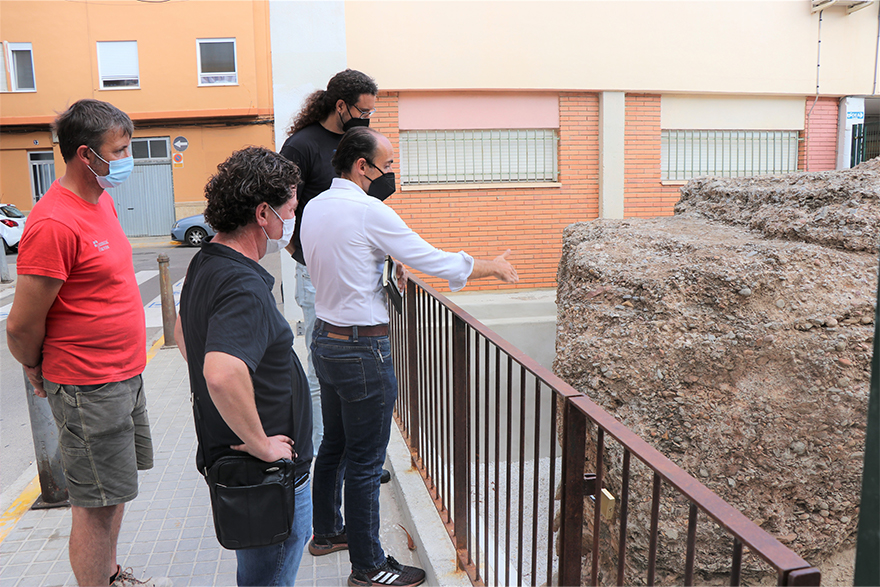 Finalizan las obras para la puesta en valor del monumento funerario romano del colegio Romeu