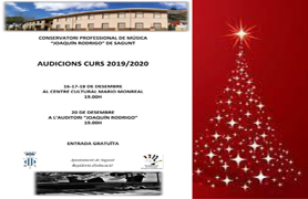 El conservatorio Joaquín Rodrigo presenta su concierto de Navidad