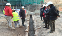 Las obras del futuro parque arqueológico de la calle Huertos estarán finalizadas este verano 