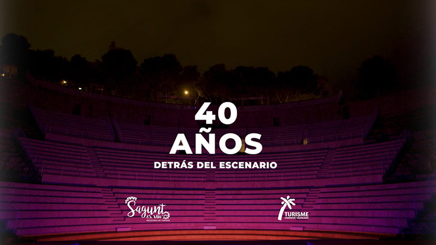 Comienzan las visitas tematizadas “Detrás del escenario” sobre Sagunt a Escena con motivo de su 40o aniversario