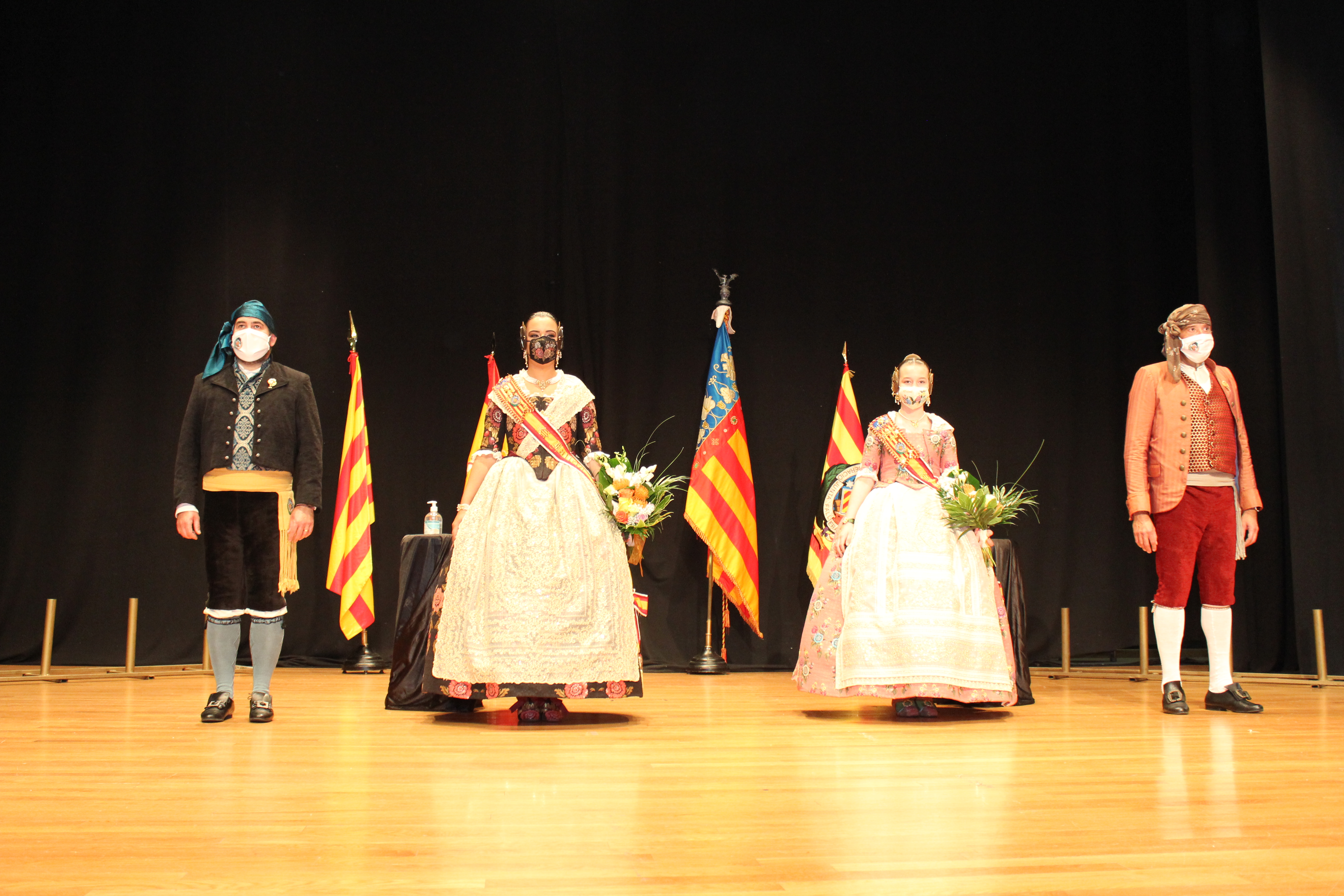 El Auditorio Joaquín Rodrigo acogió el acto de entrega de premios de las Fallas 2020 bajo estrictas medidas de seguridad