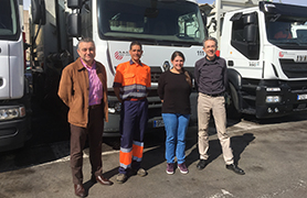 La SAG hace fijos a 18 trabajadores del departamento de Aseo Urbano