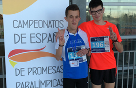 Dos jóvenes saguntinos participan en el I Campeonato de España Liberty de Promesas Paralímpicas de Atletismo