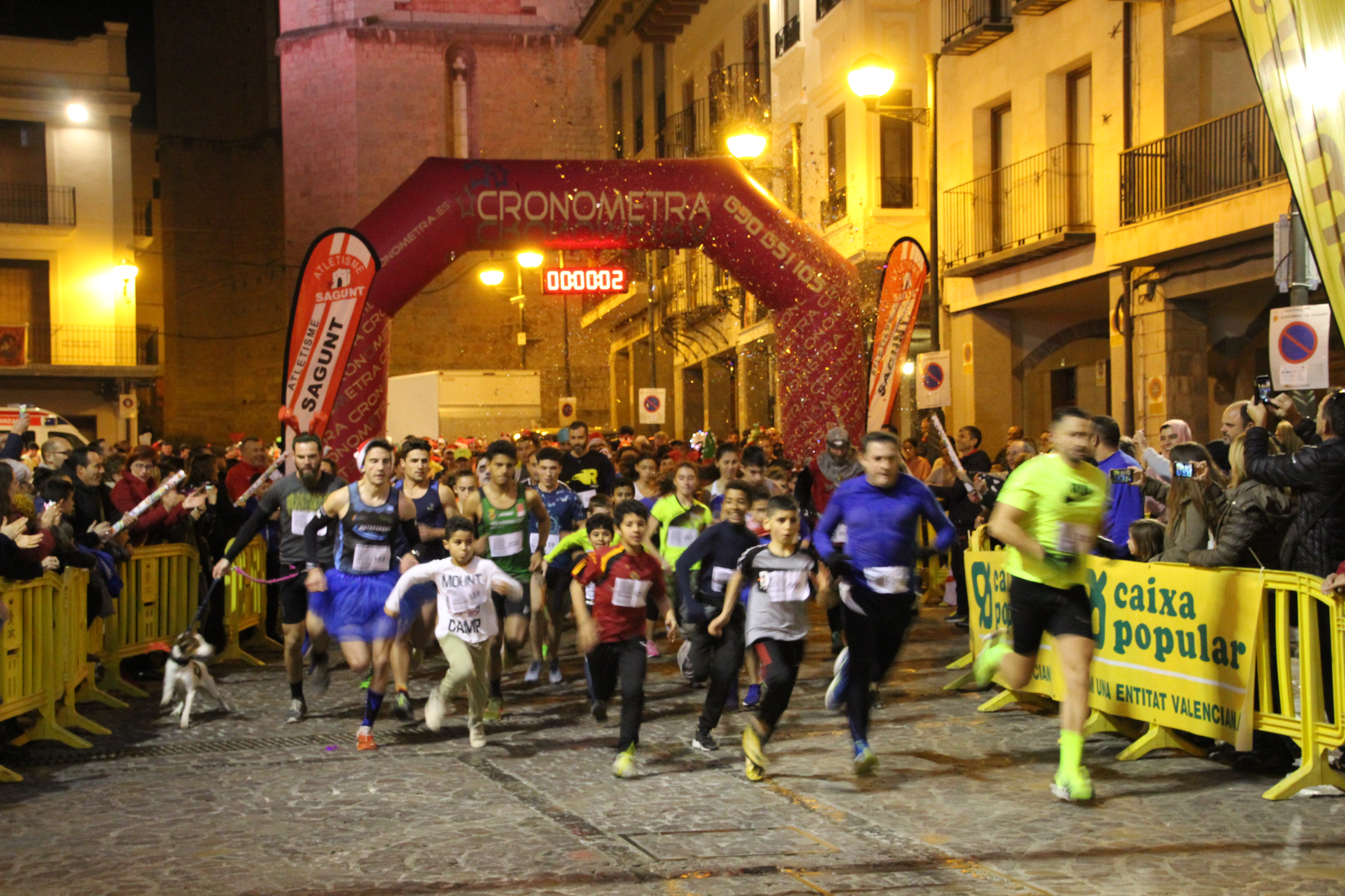 Más de 400 participantes en la VII San Silvestre Ciutat de Sagunt