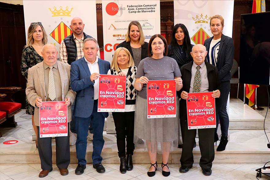 El Ayuntamiento presenta la tercera edición de la campaña de tarjetas regalo ‘En Navidad creamos red’
