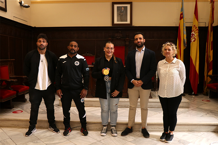 Sagunto reconoce a Nayla Adell por sus méritos deportivos