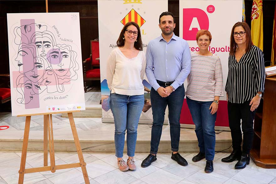 Igualdad presenta la diversidad de actividades programadas para el 25 de Noviembre