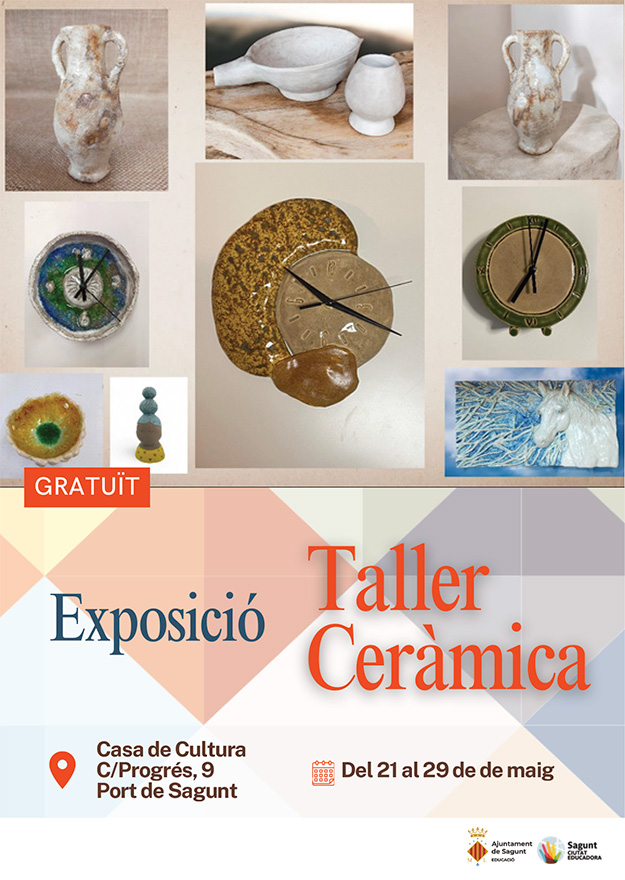 Exposición del taller de ceràmica del Campus Obert a la Ciutadania