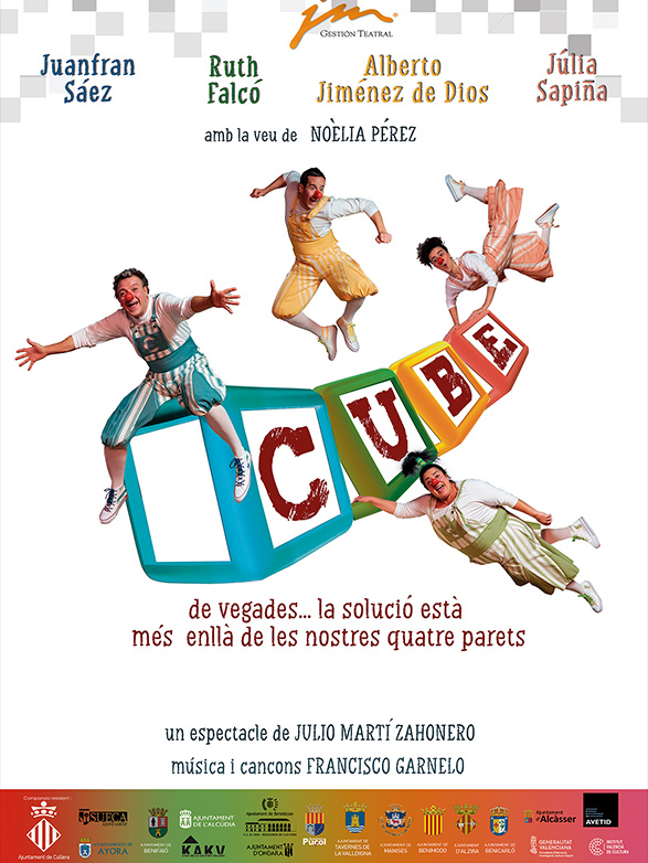 Este viernes se representa el espectáculo teatral Cube en la Casa Municipal de Cultura
