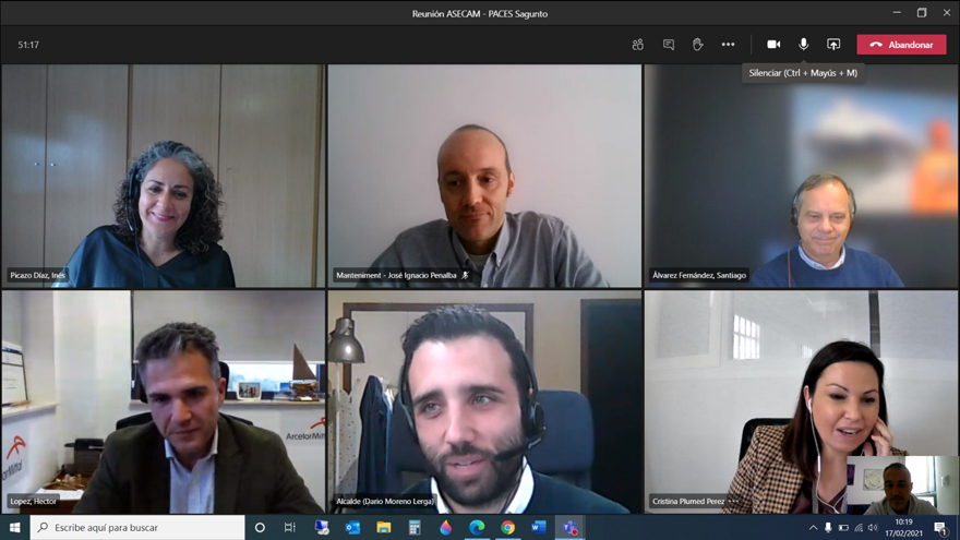 Reunión entre el Ayuntamiento y ASECAM para avanzar en la reducción del consumo energético y el incremento de las energías renovables