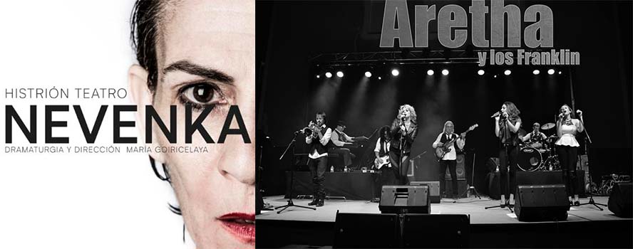 Cambio de fecha, horario y lugar de la actuación musical 'Aretha y los Franklin' y de la obra de teatro 'Nevenka'