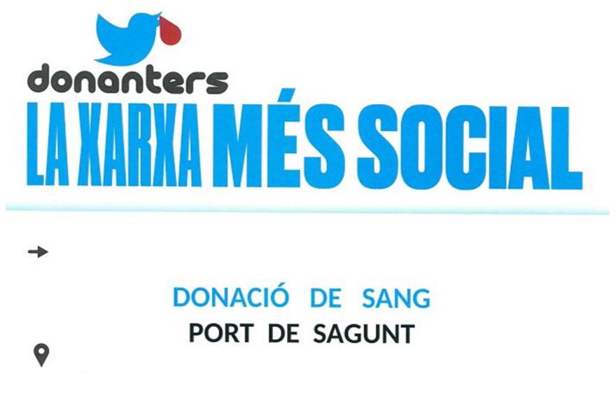 Puerto de Sagunto acoge una nueva jornada de donación de sangre de la campaña ‘Donanters. La xarxa més social’ 