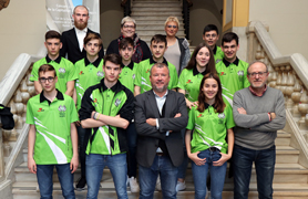 El Club de Patinaje Alas Sagunto recibe un homenaje oficial por la reciente conquista de la Liga Nacional Infantil Oro