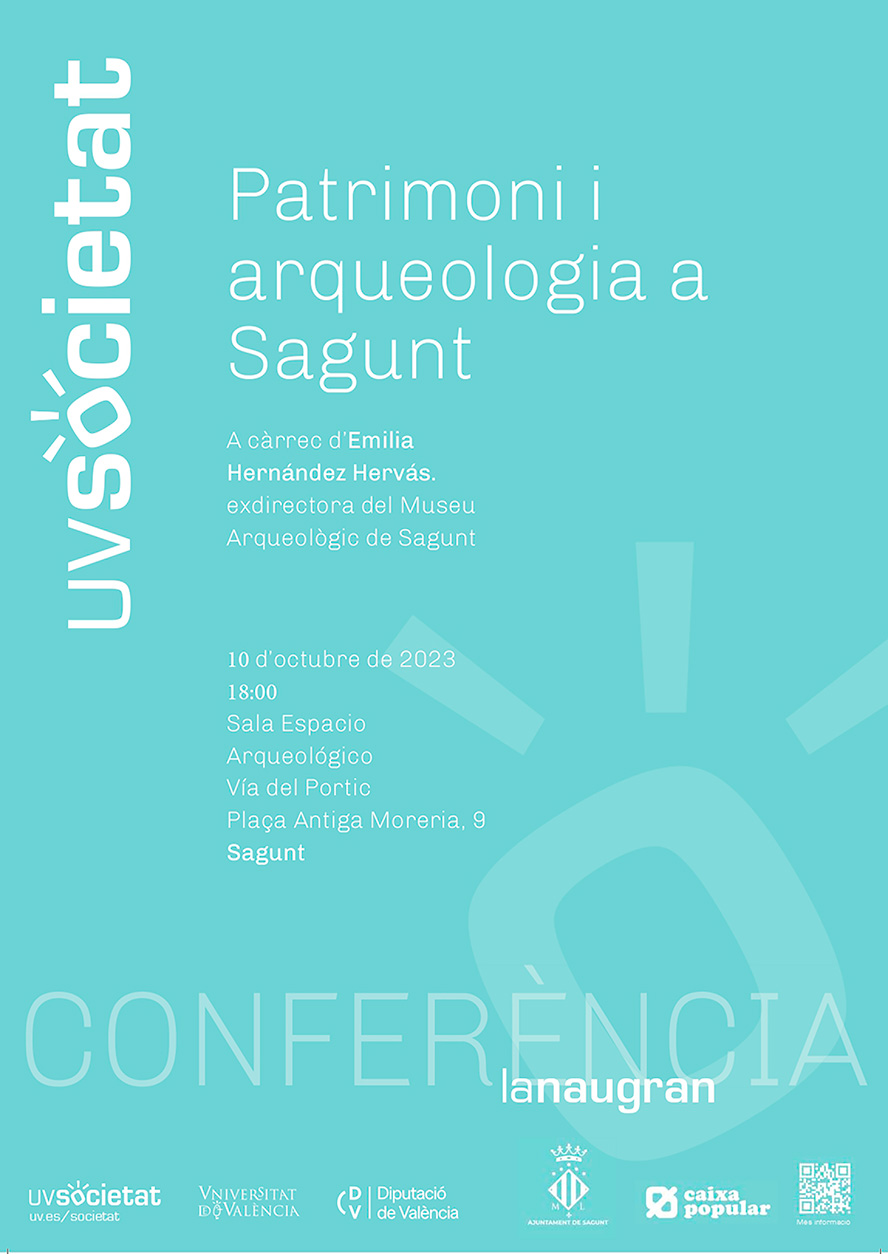 La Vía del Pòrtic acoge la conferencia  “Patrimonio y Arqueología en Sagunto”