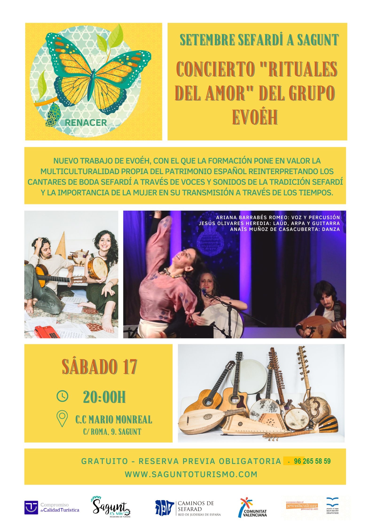 Continúa la programación de Septiembre Sefardí este fin de semana con una cata de vinos y una actuación musical 