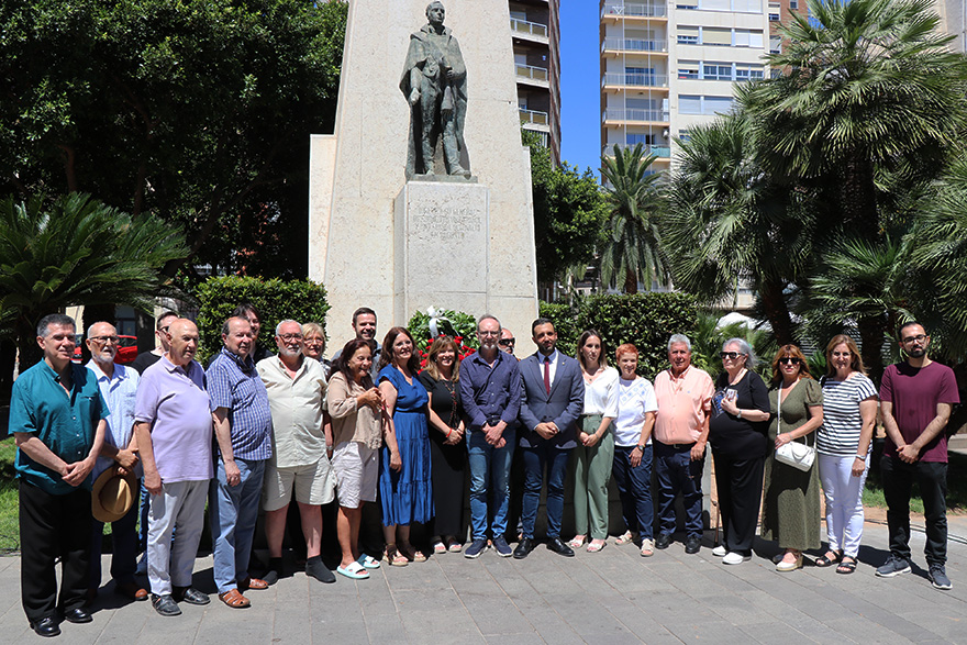 Sagunt homenatja l'heroi de la independència Josep Romeu en el 214é aniversari de la seua mort