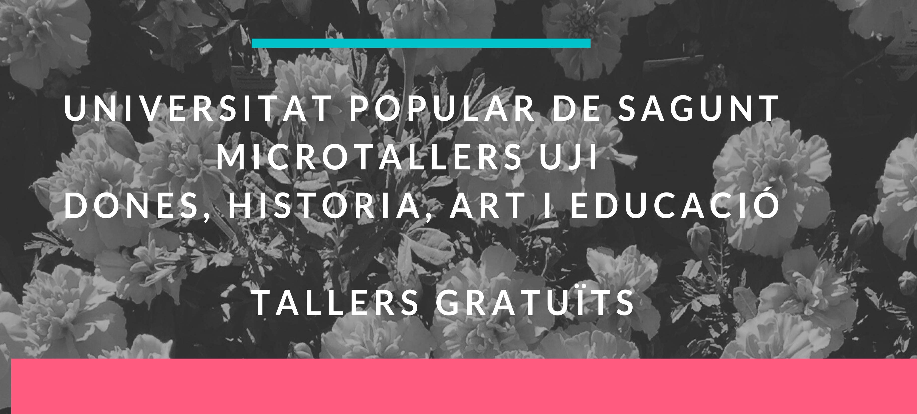La Universidad Popular de Sagunto presenta los talleres sobre la realidad histórica, artística y literaria de la mujer