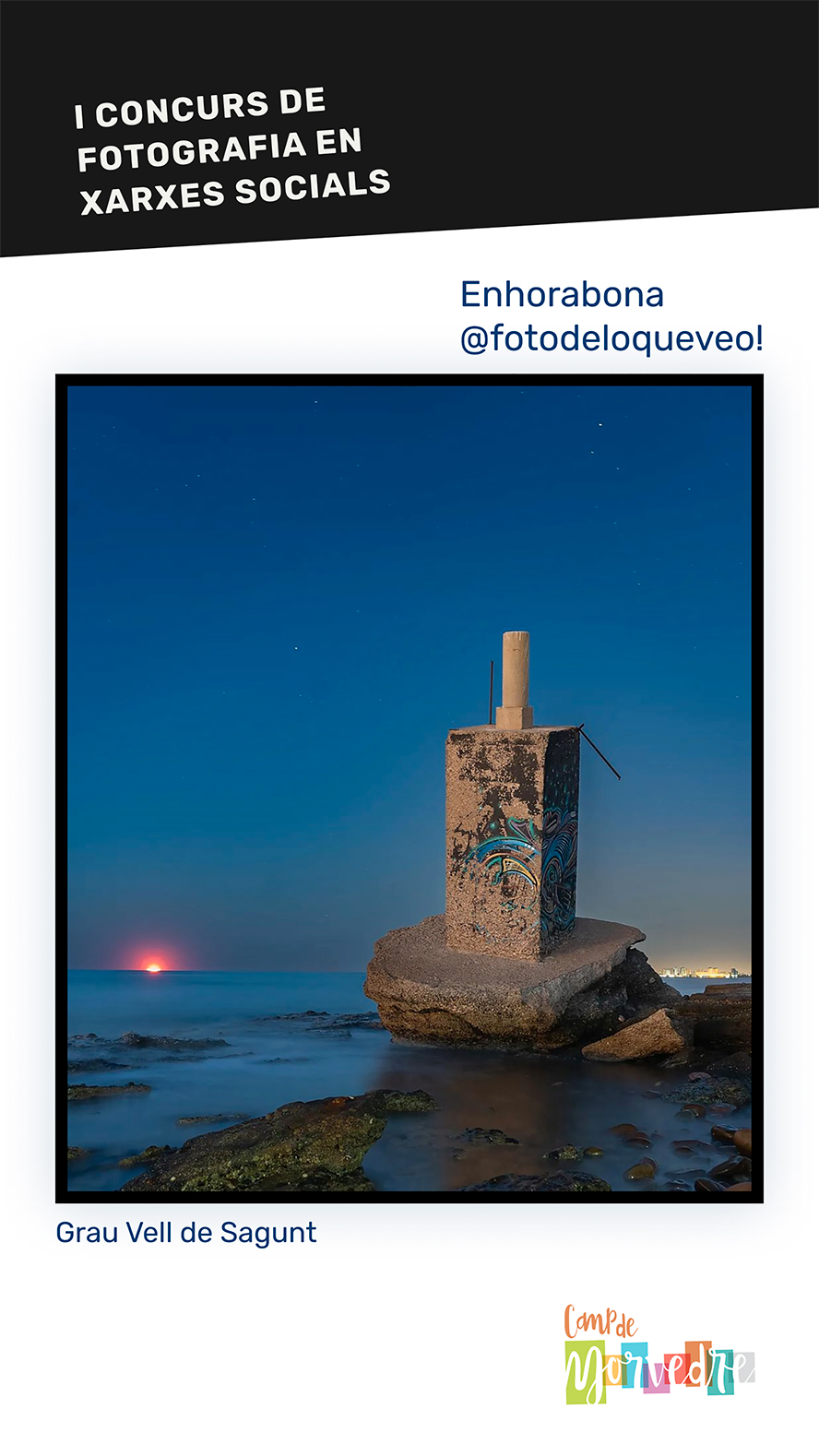 Morvedre Turismo ya tiene imagen ganadora del concurso de fotografía en redes sociales